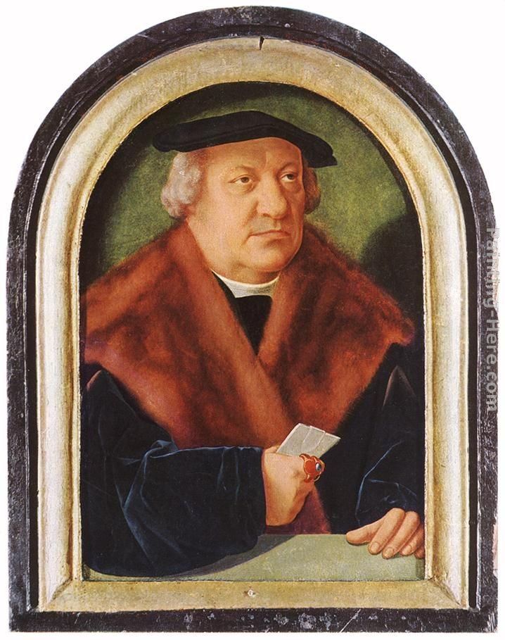 Barthel Bruyn Portrait of Scholar Petrus von Clapis